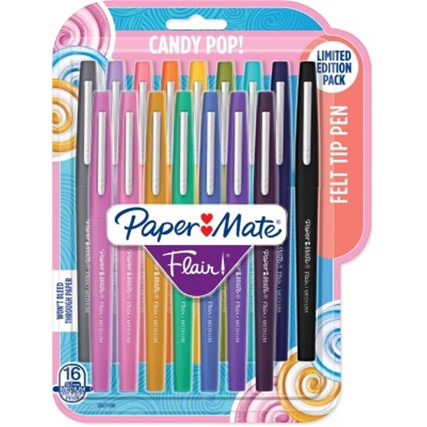 Paper Mate 0.7 mm Flair Candy Pop Pack Felt Tip Pens; Assorted Color PAP2027189 - main